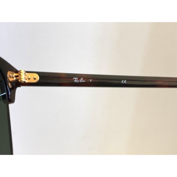 Ray-Ban RB3016 W0366 Havana Gold Clubmaster , Polarized G-15 Lens 51-21 - Picture 9 of 11